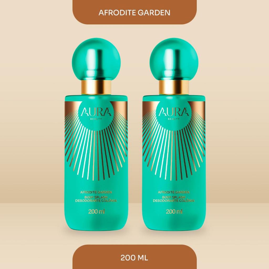 Dupla de Body Splash Afrodite Garden 200ml