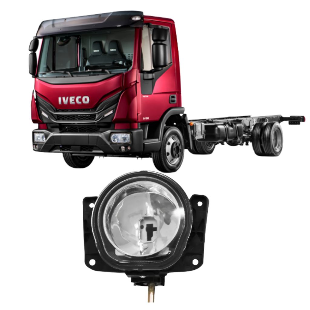Farol Auxiliar Milha Iveco Tector Stralis 2008 a 2014 Trakker 2012 a 2014