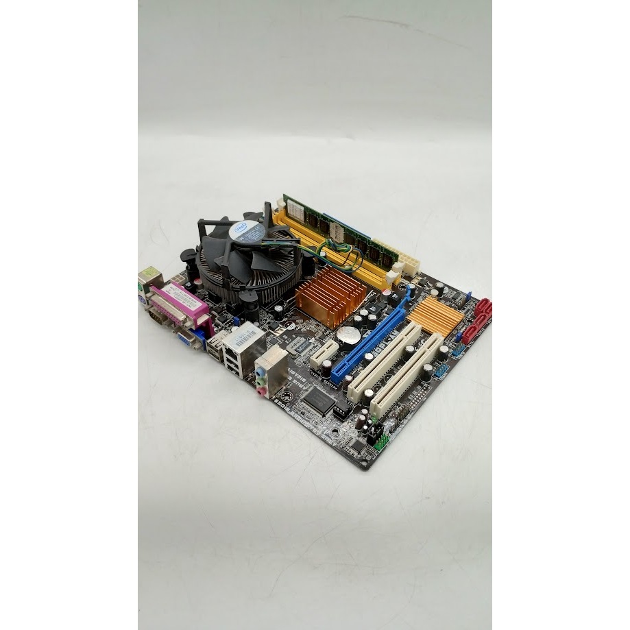 Kit Completo Placa Mãe Asus P5QPL-AM Intel Core 2 Duo E6550 2GB DDR2