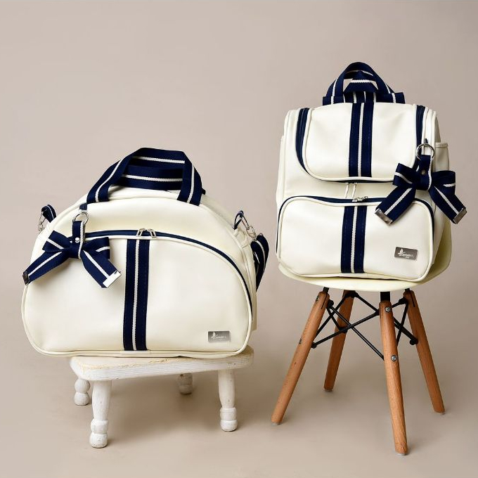 Bolsa Maternidade Kit 2 Peças Bolsa G Mochila Luxo Térmico Impermeável Davi Baby