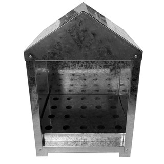 Porta Velas Casinha Para Túmulo Aço Galvanizado Suporte para 20 Velas