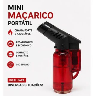 MINI MAÇARICO  ACENDEDOR AUTOMÁTICO UTENSILIOS DE COZINHA ARTESANATO CAMPING