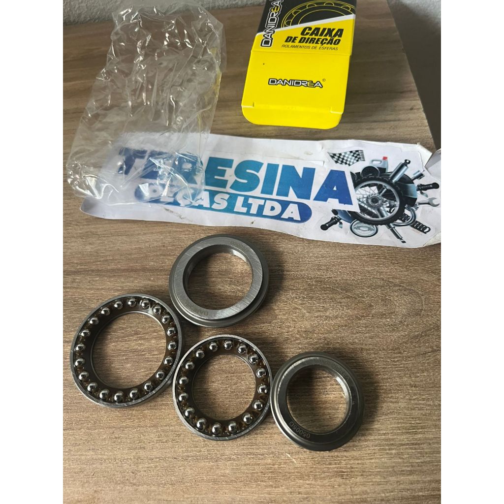 Conjunto Caixa Direção Shineray Jet 50cc/ Jet 125cc Danidrea esferica