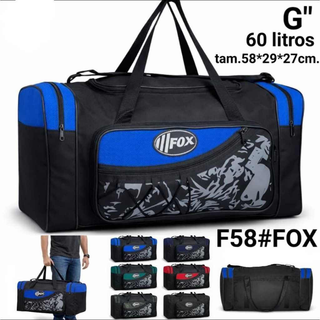 Bolsa e Mala de Viagem Reforçada #F58. Masculino Bagagens