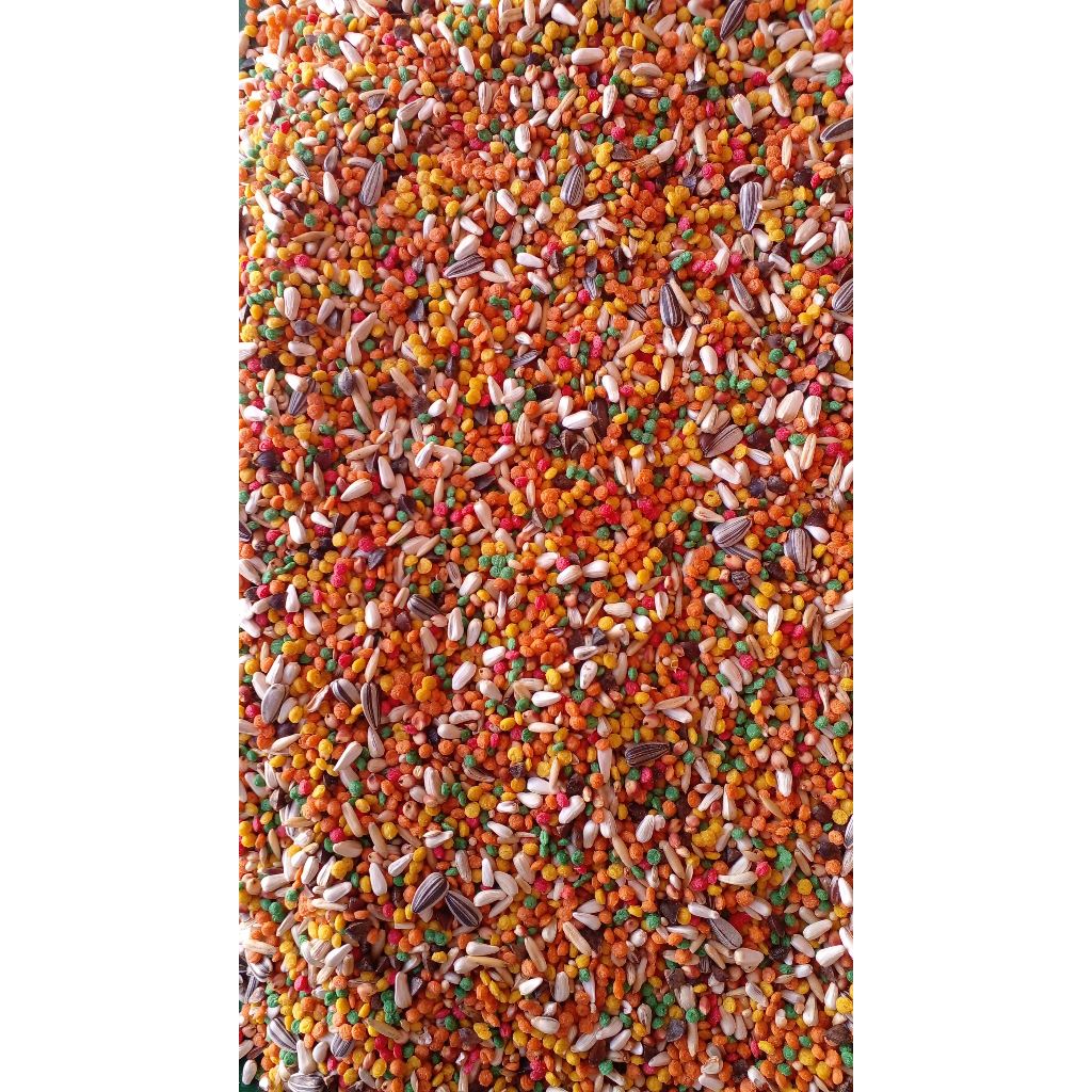 Ração Trinca Ferro Pixarro Mix Extrusada Alta Proteina Alta Energia Minerais Calcio Vitaminada 1kg — imagem 2 de 2