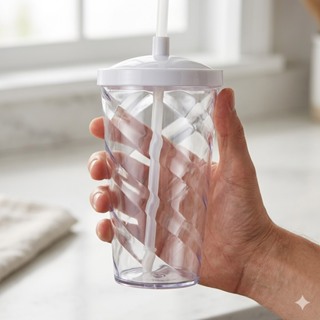 Kit 10 Copos Decorativos Cristal 500ml com Tampa Coelho para Festas Aniversários e Mesas Temáticas em Oferta na Shopee