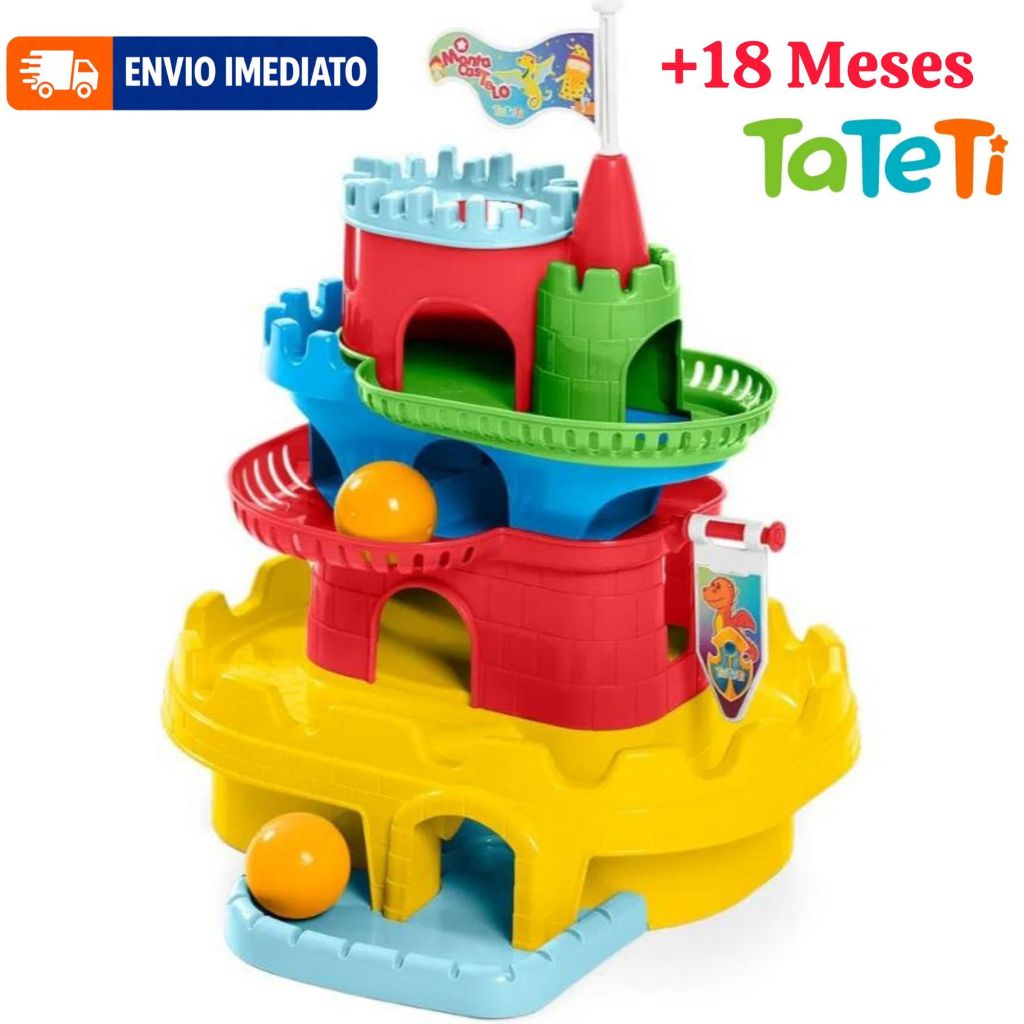 Brinquedo Educativo Monta Castelo Grande Bebe TaTeTi - 12 Peças 893 -montar + 18M Calesita