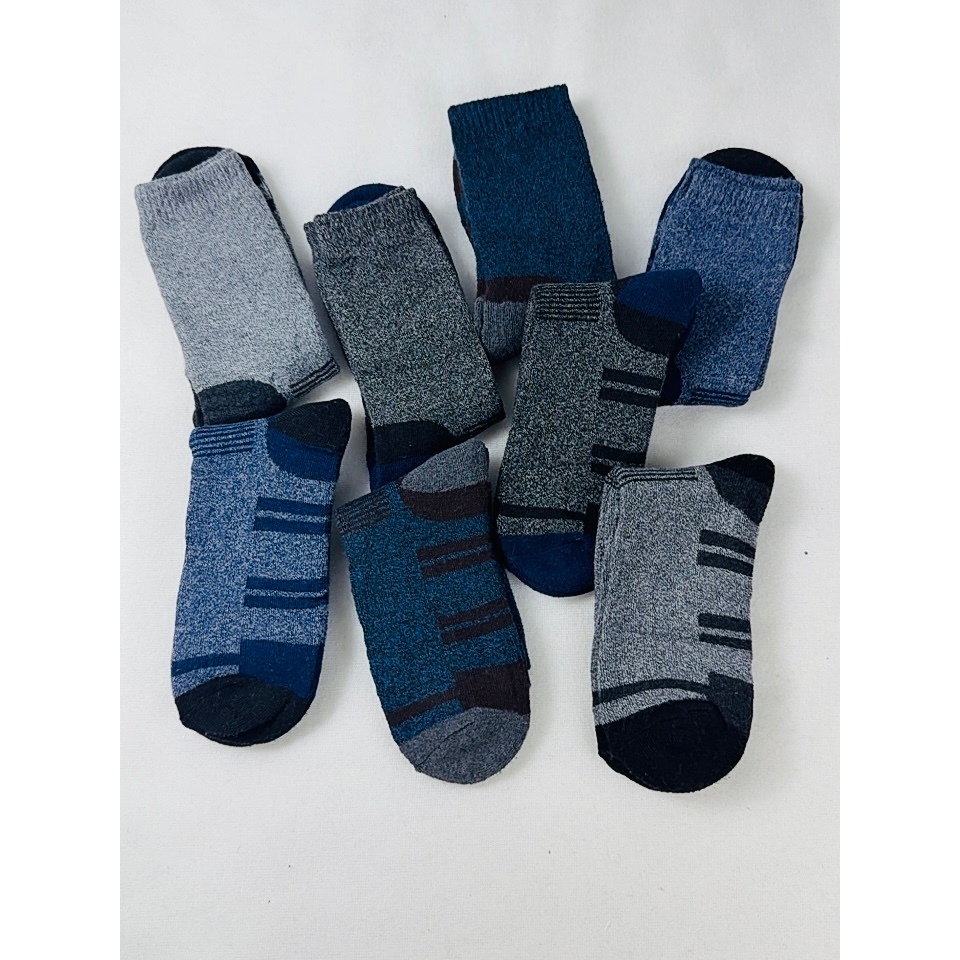 KITS COM 3-9 E 12 PARES DE MEIAS MASCULINAS CANO LONGO GROSSAS PARA OUTONO -INVERNO — imagem 2 de 2