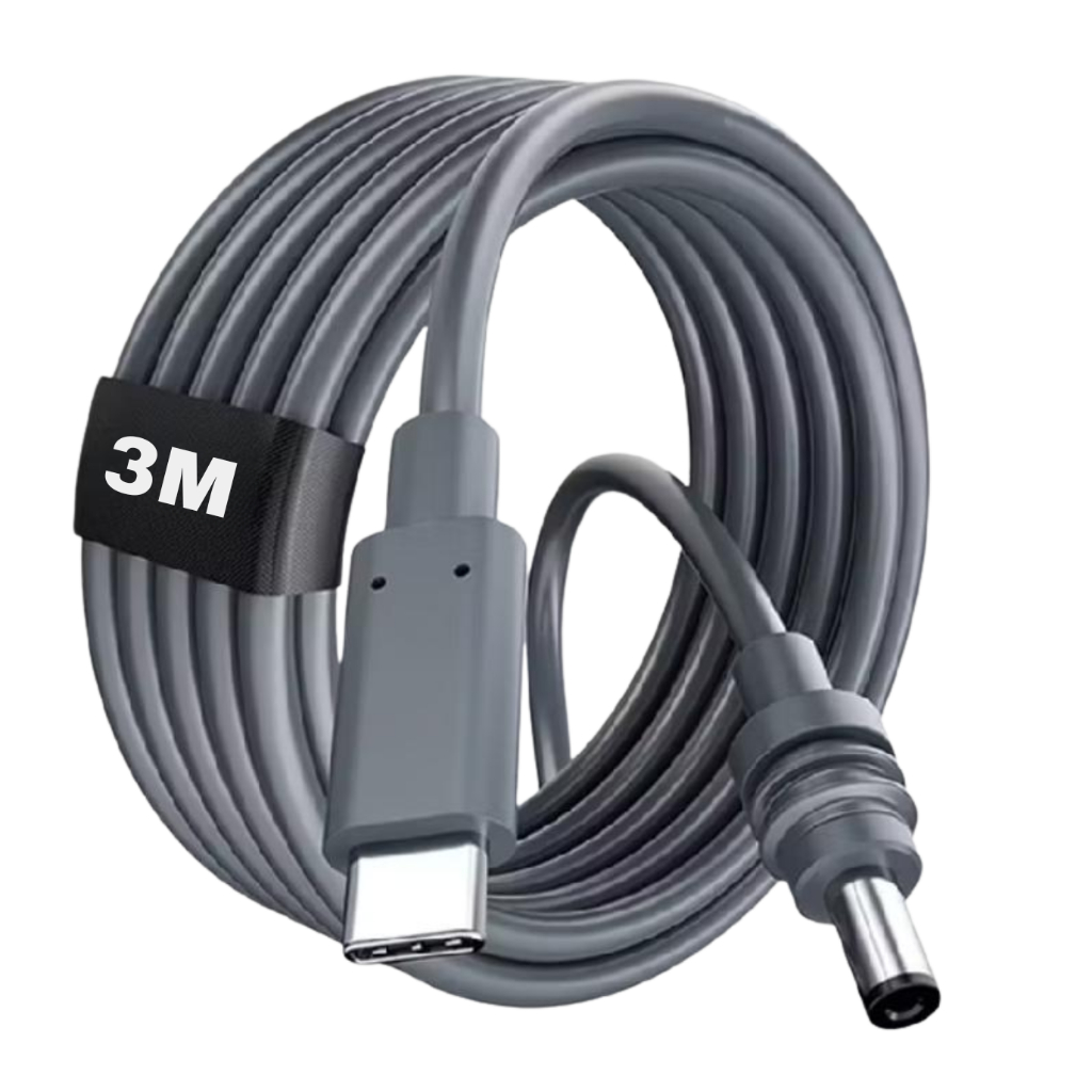 Cabo Carregador  Starlink Mini CC  Usb-C 3m PD 100w IPX65 Premium