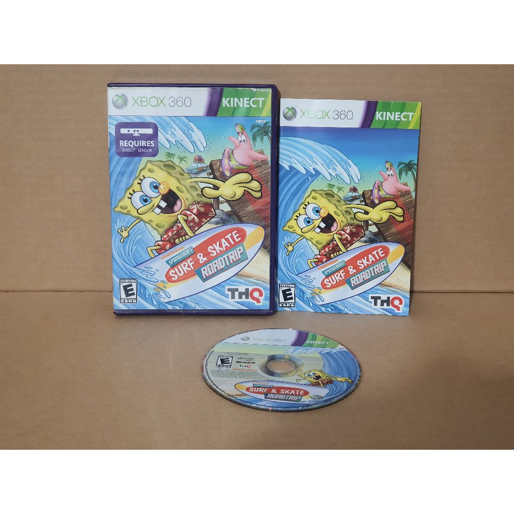Spongebob Surf and Skate Roadtrip - Xbox 360 Original