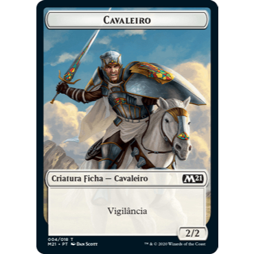 Token Cavaleiro - - Magic The Gathering
