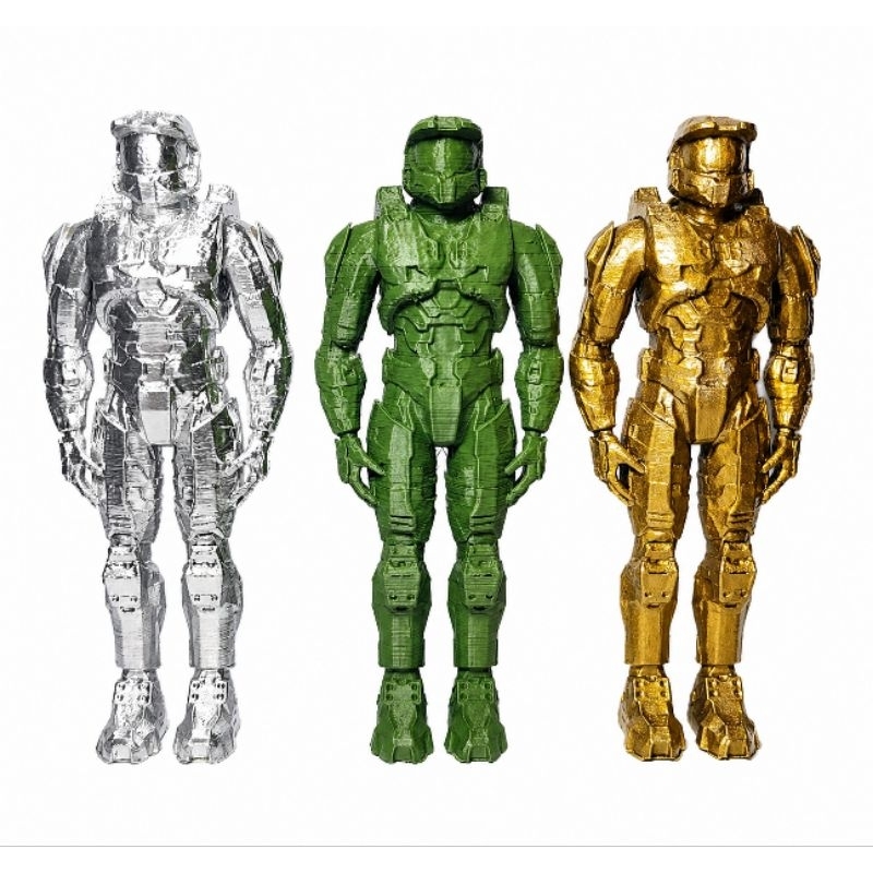 Action Figure Halo Master Chief Estatua Colecionável 3D