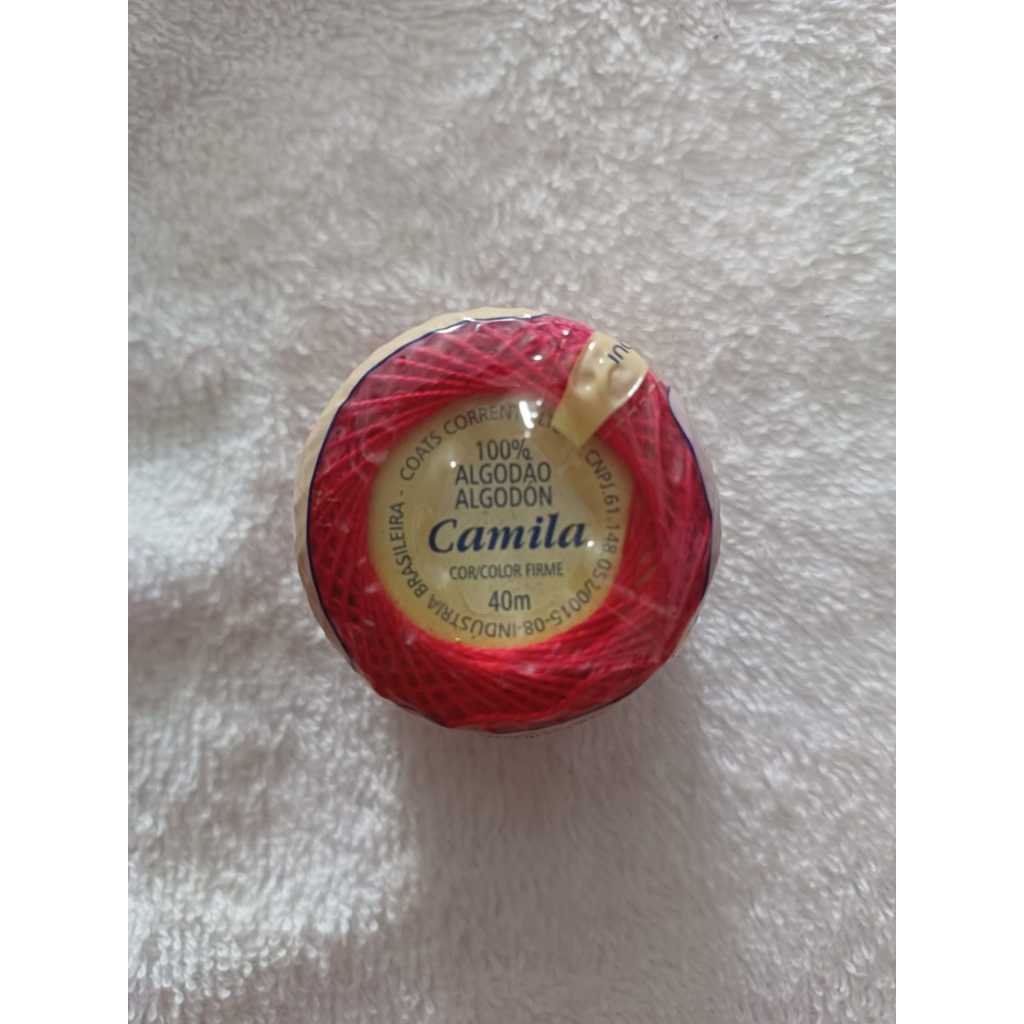 Linha Camila rolo pequeno tex 125 10% algodão 40m