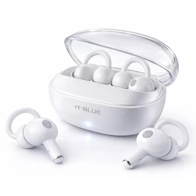 Fone De Ouvido Bluetooth 5.4 Sem Fio Condução Óssea It-Blue LE-2463