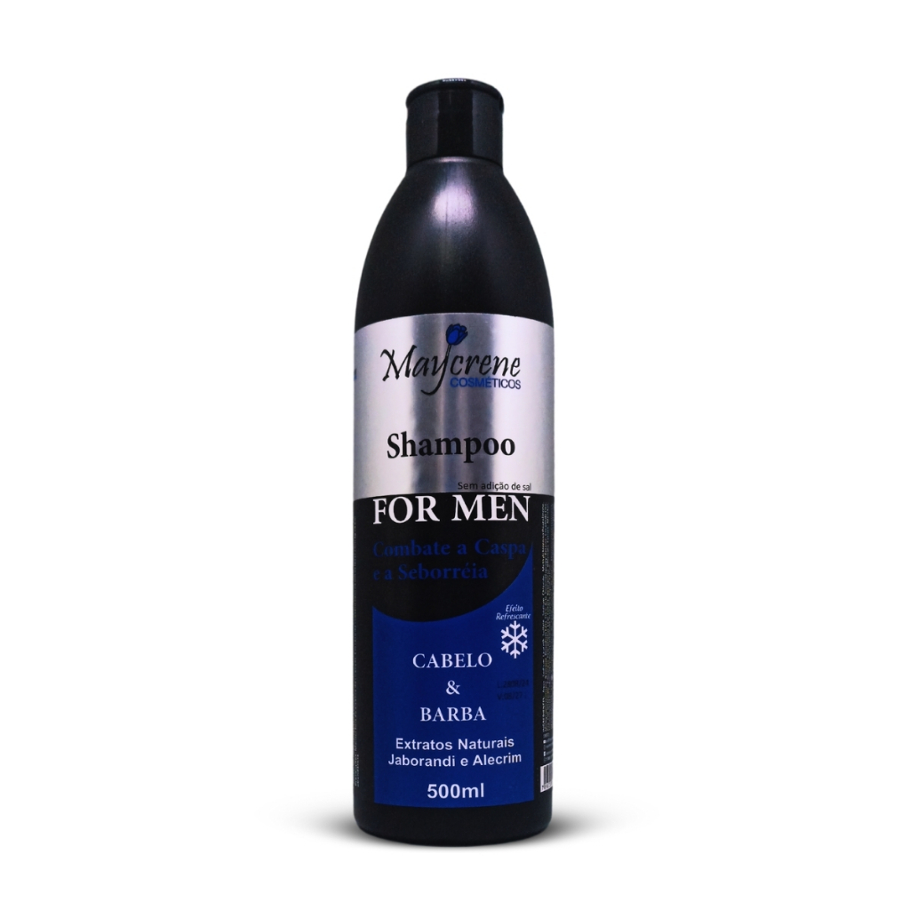 12 Shampoos FOR MEN Cabelo E Barba 500ml - Maycrene — imagem 2 de 2