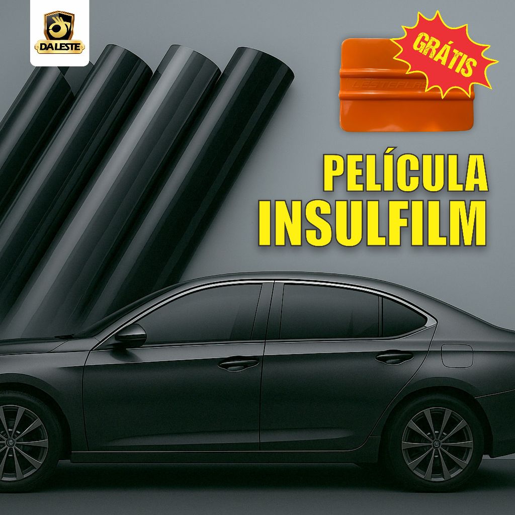 1-6 Metros Insulfilm Automotivo e Residencial + Espátula G5, G20 Ou G35 Película Janela Casa Carro