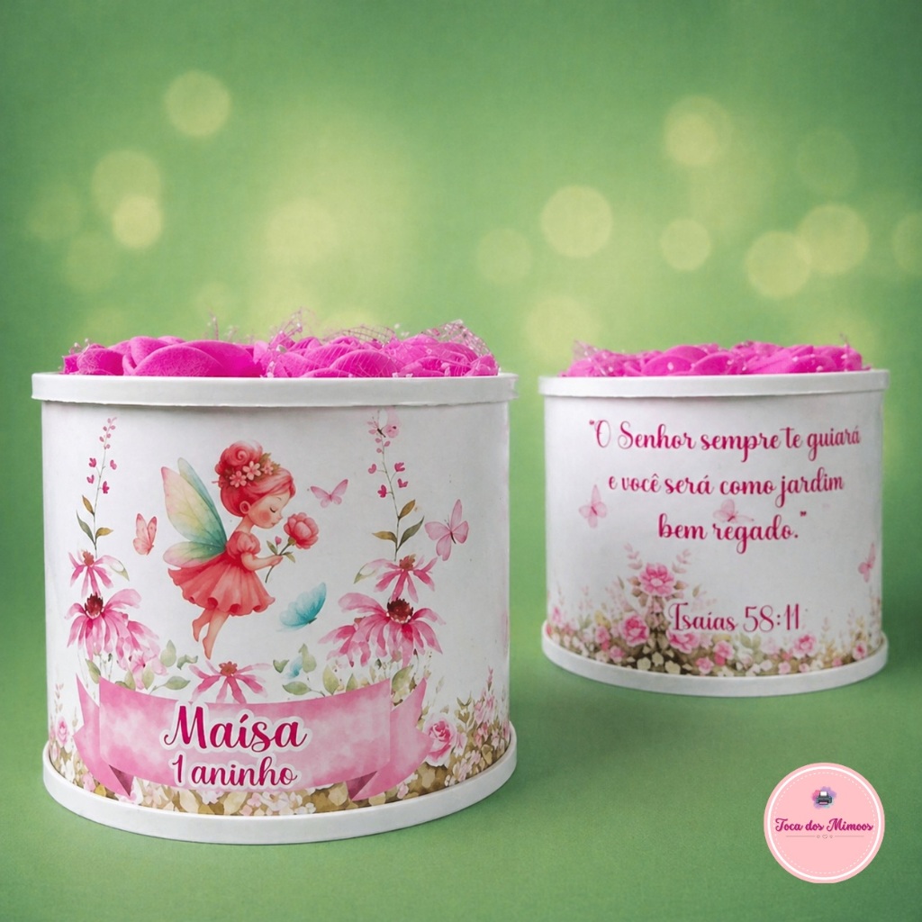 KIT TUBOLATAS PERSONALIZADAS 5X6 cm - JARDIM ENCANTADO | BOSQUE - LEMBRANCINHAS | ANIVERSÁRIO