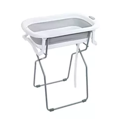 Banheira Para Bebê C/ Suporte Dobrável Lift Branco Maxi Baby