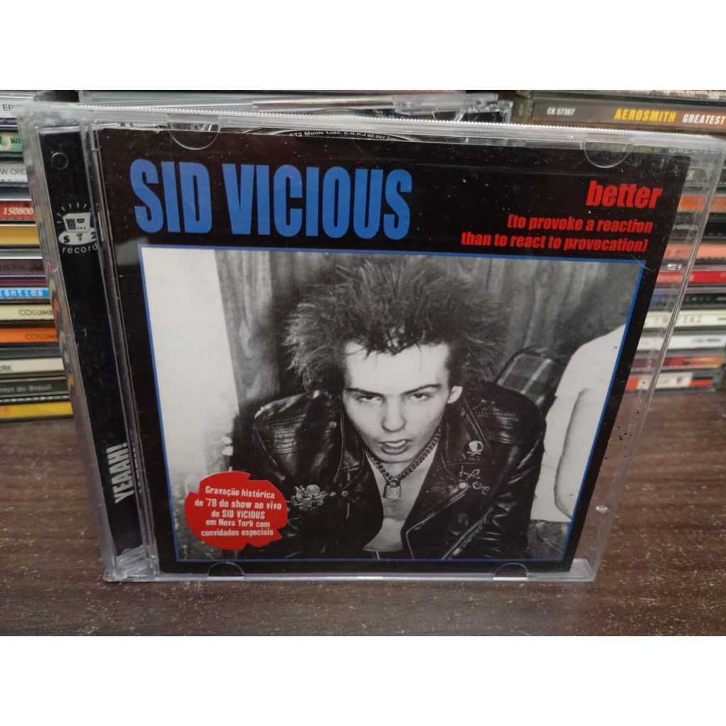 CD Sid Vicious - Better To Provoke A Reaction - Sex Pistols
