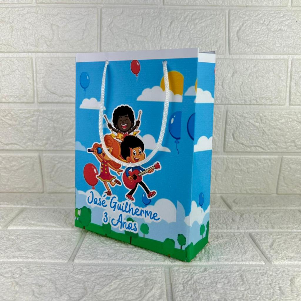 Sacolinhas Surpresa M 3 PALAVRINHAS   Personalizadas – Lembrancinha e mimos para Festa Infantil personalizados