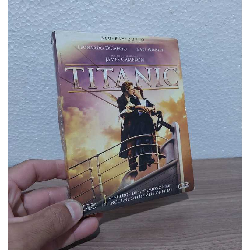 Blu-ray: Filme Titanic (1997) [Fox/Paramount] - Romance/Drama - Item de Colecionador