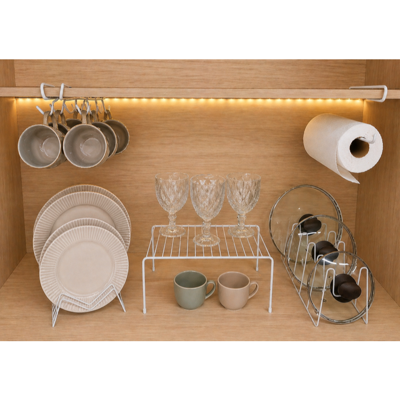 Kit 5 Organizador de Cozinha  Armário De Cozinha Completo