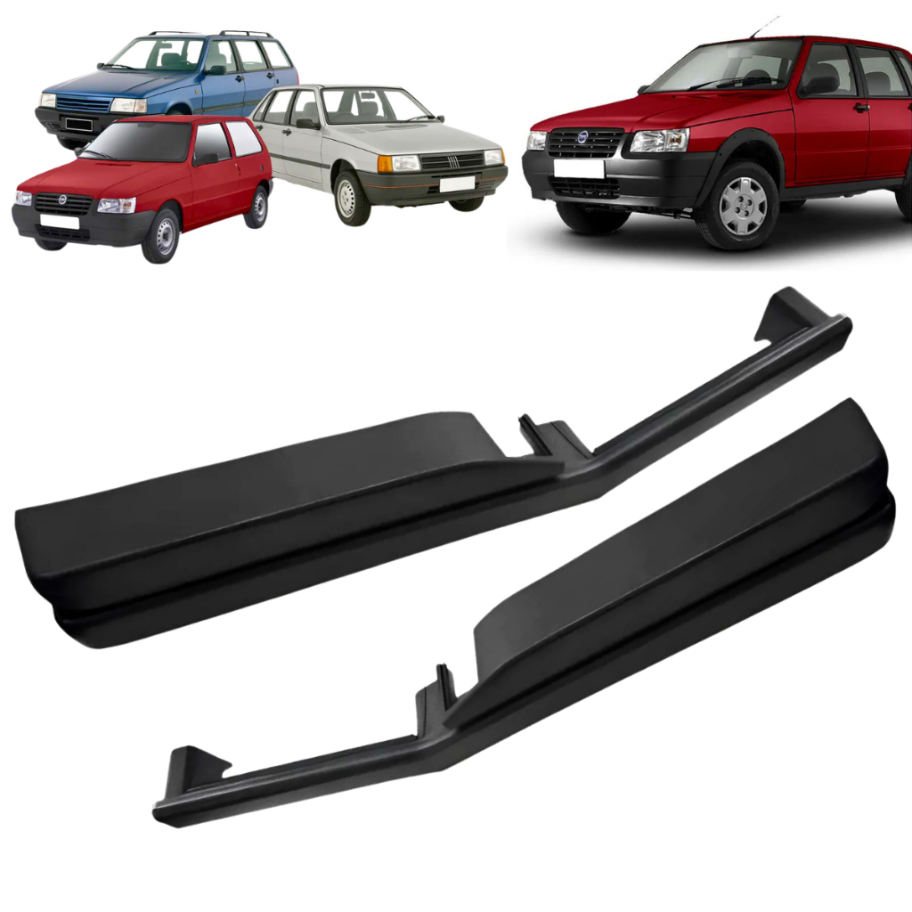 Kit Par Apoio Braço Puxador Porta Fiat Uno Elba Prêmio 1985 A 2013 Recorte Vidro Elétrico Original