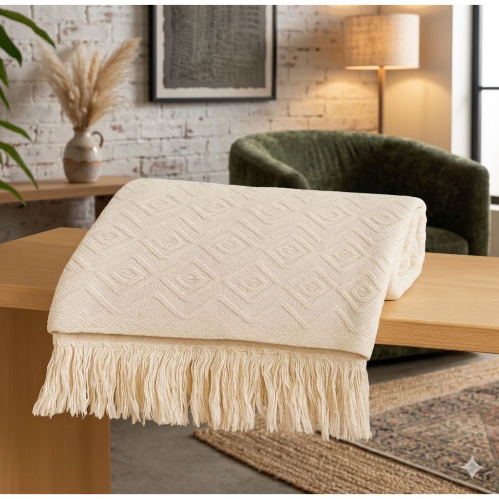 Manta De Sofá Gigante 3,00 x 1,80 M Crochê King Capa Protetora Decorativa Envio Rapido