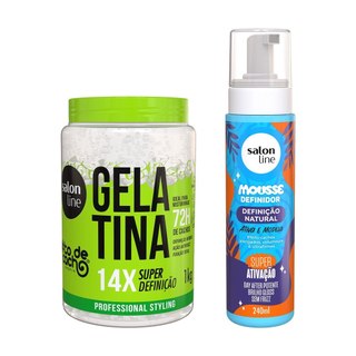 Kit Definição com Mousse e Gelatina Super Definição