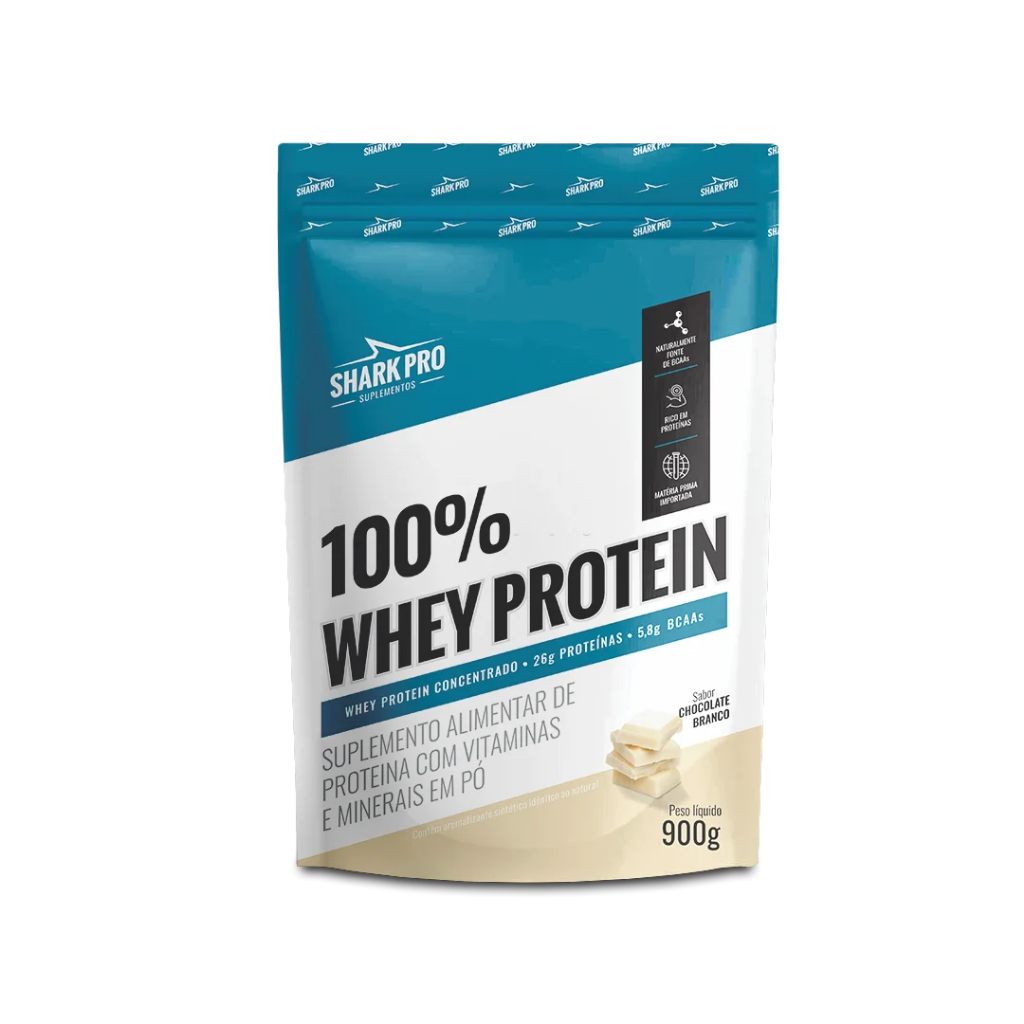 100% Whey Chocolate Branco Pouch