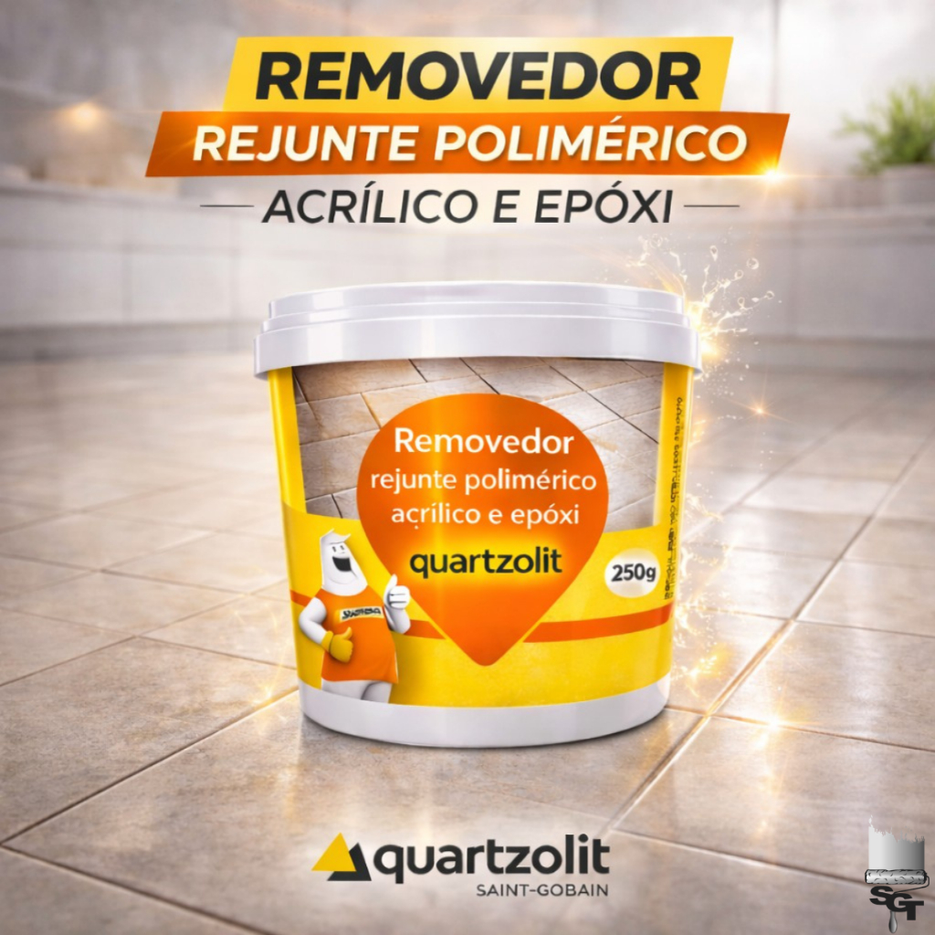 Detalhes do Removedor Rejunte Polimérico Acrílico/epóxi 250g Quartzolit