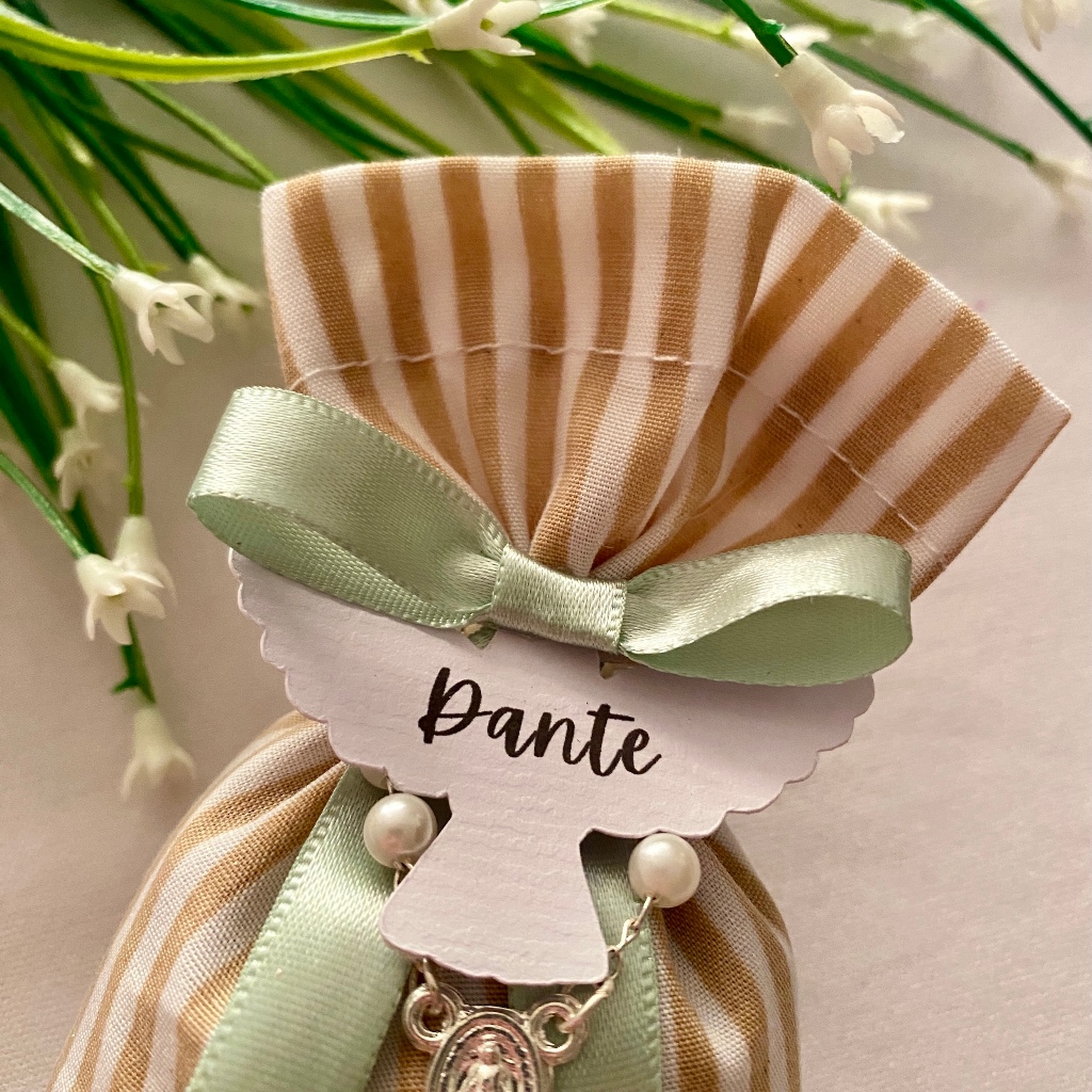 Kit Sachê Perfumado Personalizado com Nome Lembrancinha Crisma Primeira Comunhão Batizado Casamento e Outro 06