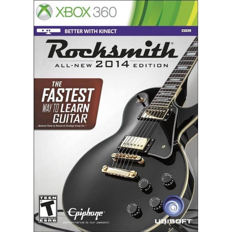 Rocksmith xbox 360 midia fisica original fabricante Ubisoft (só o jogo)