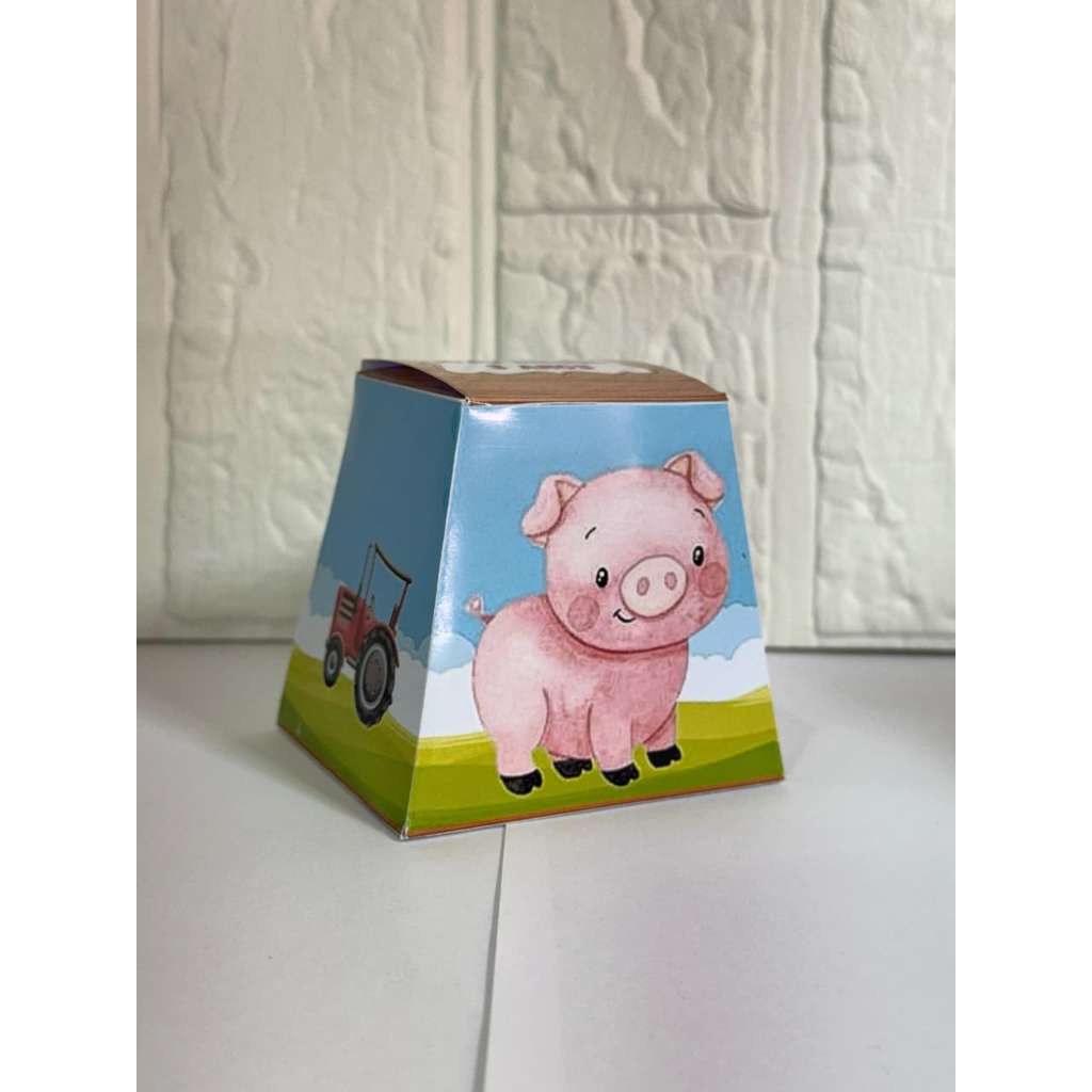Caixa Sino Fazendinha / Fazendinha Personalizada/Lembrancinha de Festa /Aniversário/Personalizados para festas