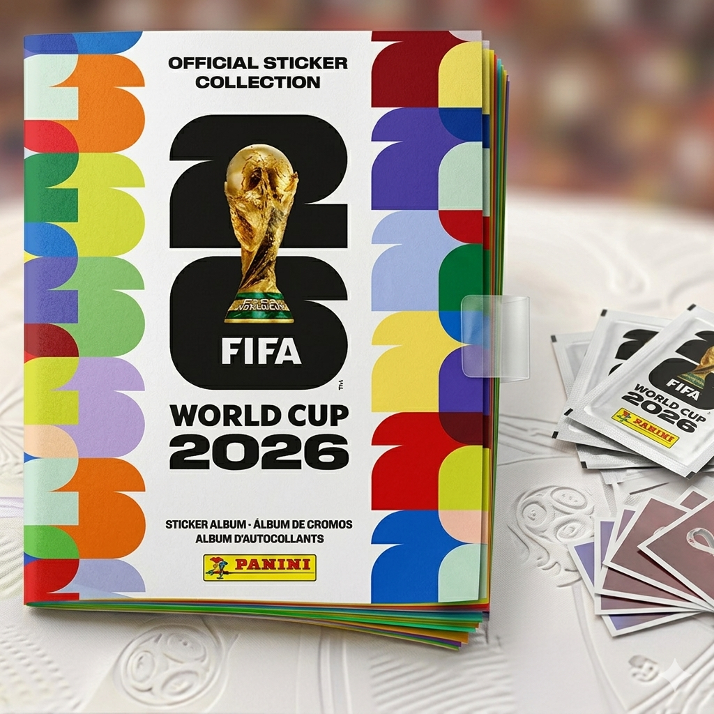 Album Oficial Da Copa do Mundo 2026 Capa Mole + Figurinhas