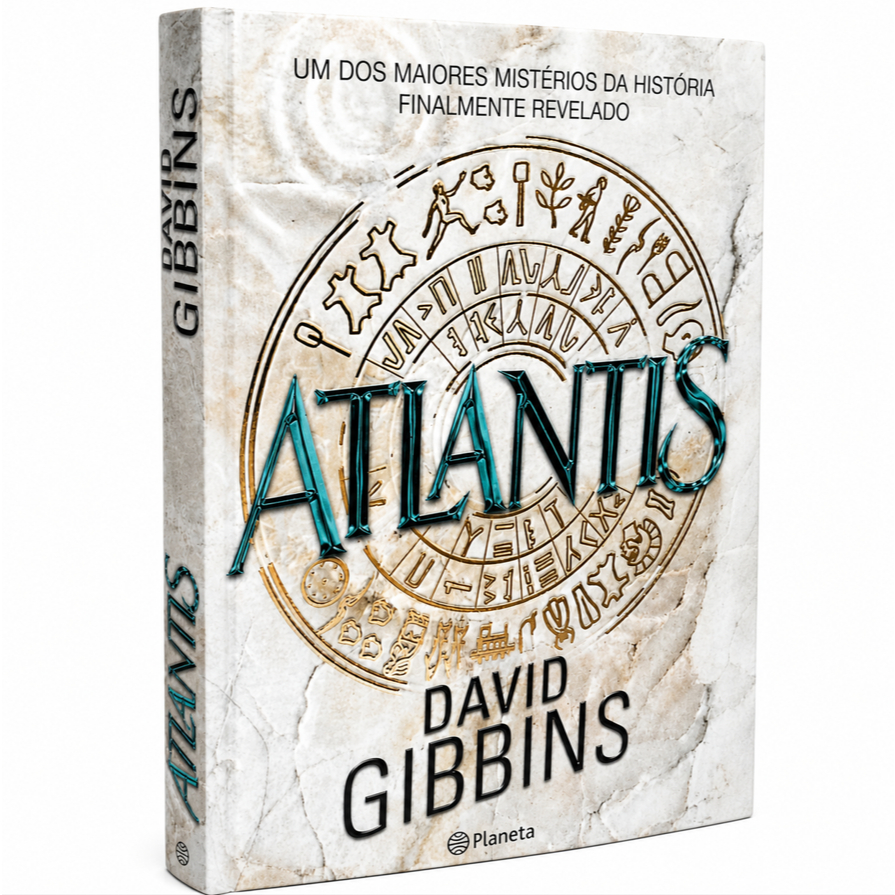 Livro "Atlantis", de David Gibbins - Aventura - Civilizações Perdidas - Ficção