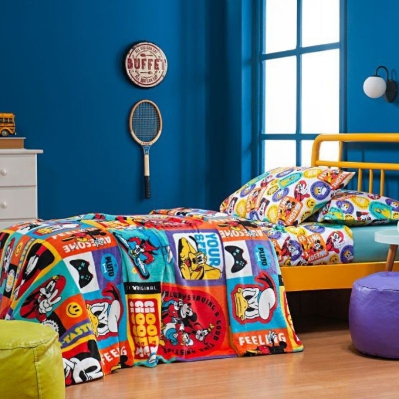 Manta Cobertor Flannel Estampado Infantil Personagens 1,50x2,20