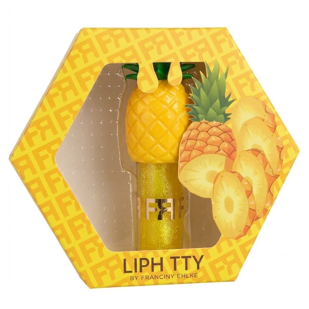 Lip Gloss Abacaxi Ultra Brilho Hidratante Longa Duração Aroma Delicioso