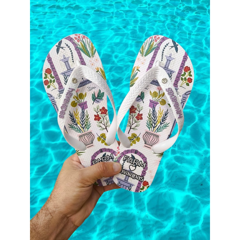 Chinelo Feminino Tira Grossa pingente do 33 ao 40 Confortável