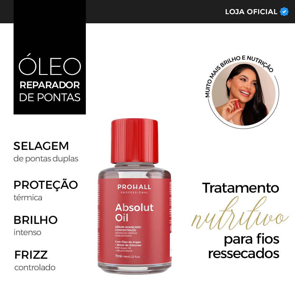 Óleo Reparador de Pontas Sérum Absolut Oil 7ml