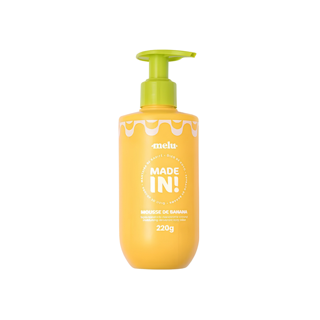 Loção Hidratante Corporal Made In Mousse De Banana 220g Melu Ruby Rose