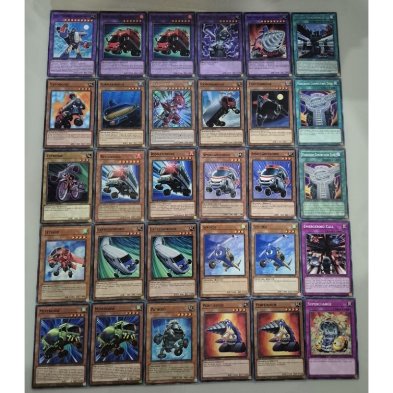 Set Deck Roid's, Cartas Originais Yu-Gi-Oh / Yugioh - Combo de Cartas Roid - Yu-Gi-Oh / Yugioh - KONAMI