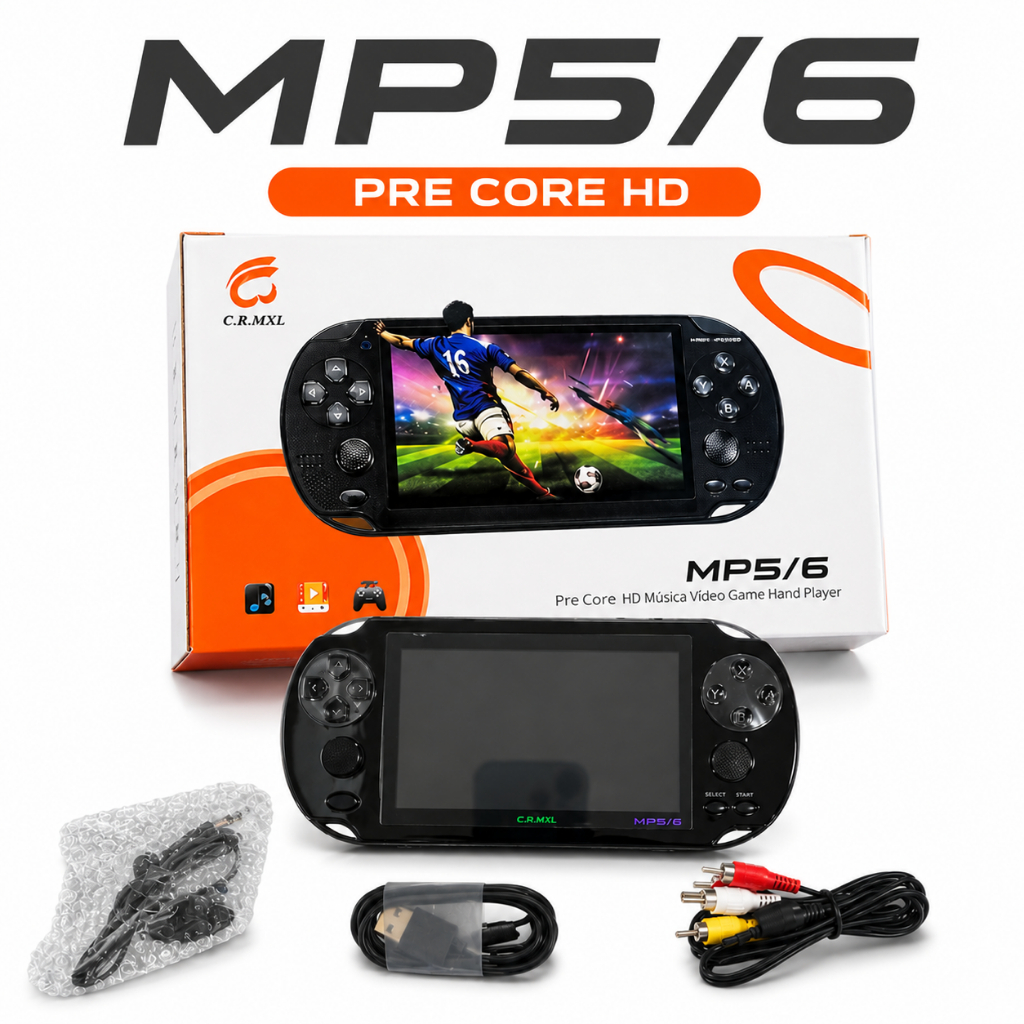 Video Game Portátil 4.3 Polegadas 16GB 10000 Jogos Retrô MP5 Player