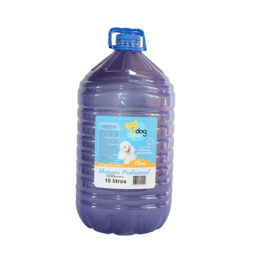 Shampoo para caes e gatos Branqueador 10l Dog Clean Profissional