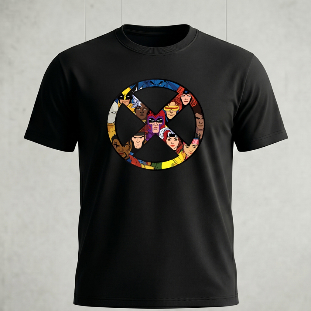 Camiseta X Man Super Heróis Camisa Fio 30.1 100% Algodão Masculina Feminina