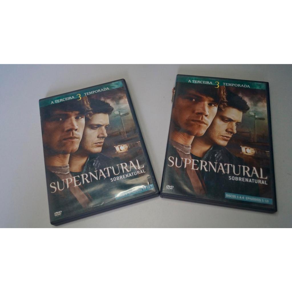 Box 5 DVD Supernatural (3ª Temporada) Original