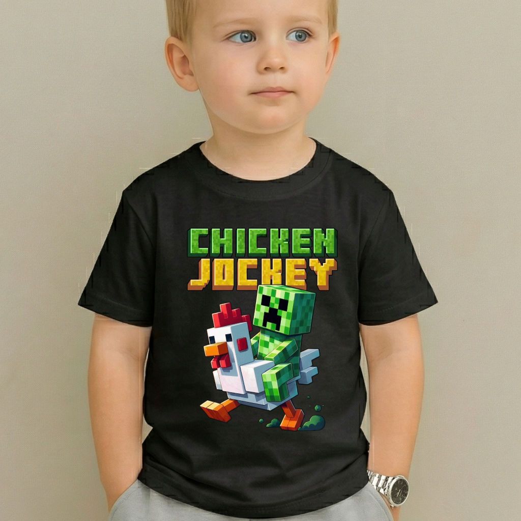 Camiseta Infantil Menino Game Algodão 100% Premium Blusa Criança e Adulto Confortável Casual Jovem