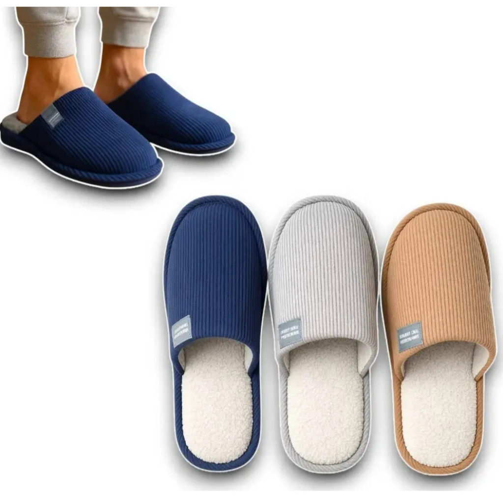 Pantufa Chinelo Masculino Adulto Quente Fashion Solado Reforçado 38 a 42