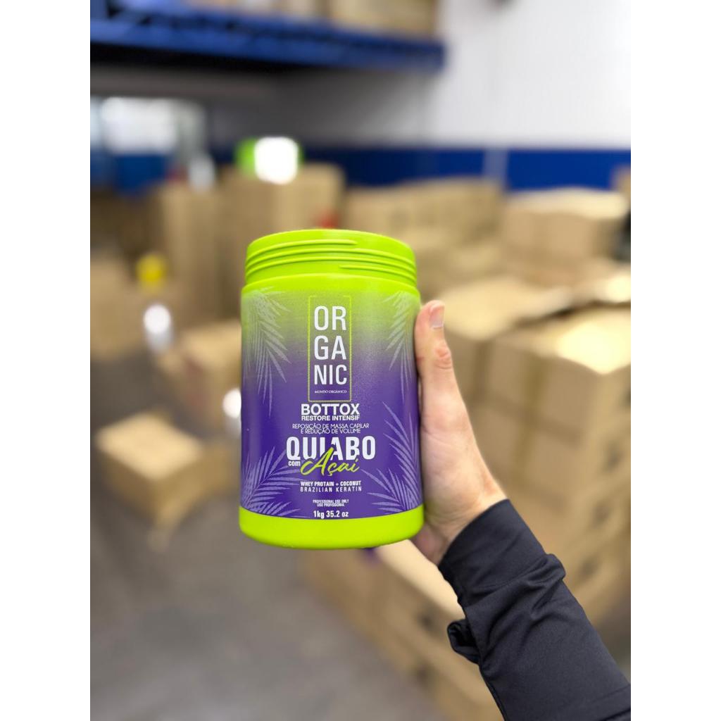 Btox De Quiabo Organic  MATIZADOR Mundo Orgânico 1kilo