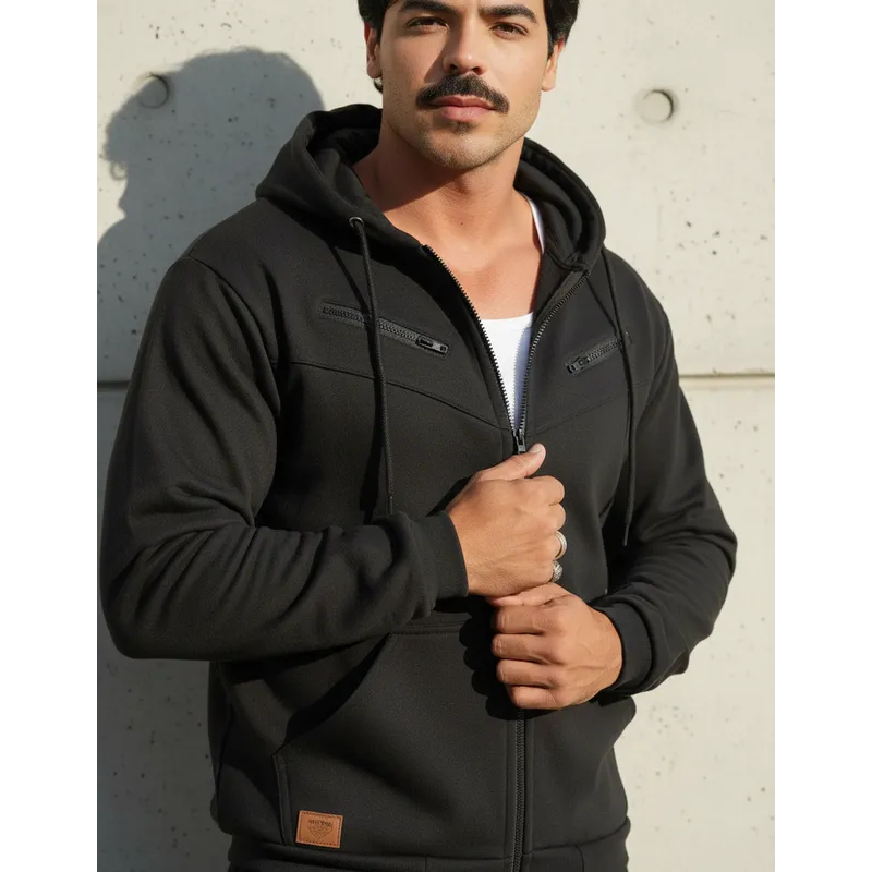 Moletom Com Zíper Masculino Blusa De Frio Macia Envio Rápido